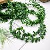 Neu Neue 7,5 M Künstliche Seide Kranz Green Leaf Eisen Draht Künstliche Blume Reben In Rattan für Die Auto Dekoration DIY Hochzeit Blume
