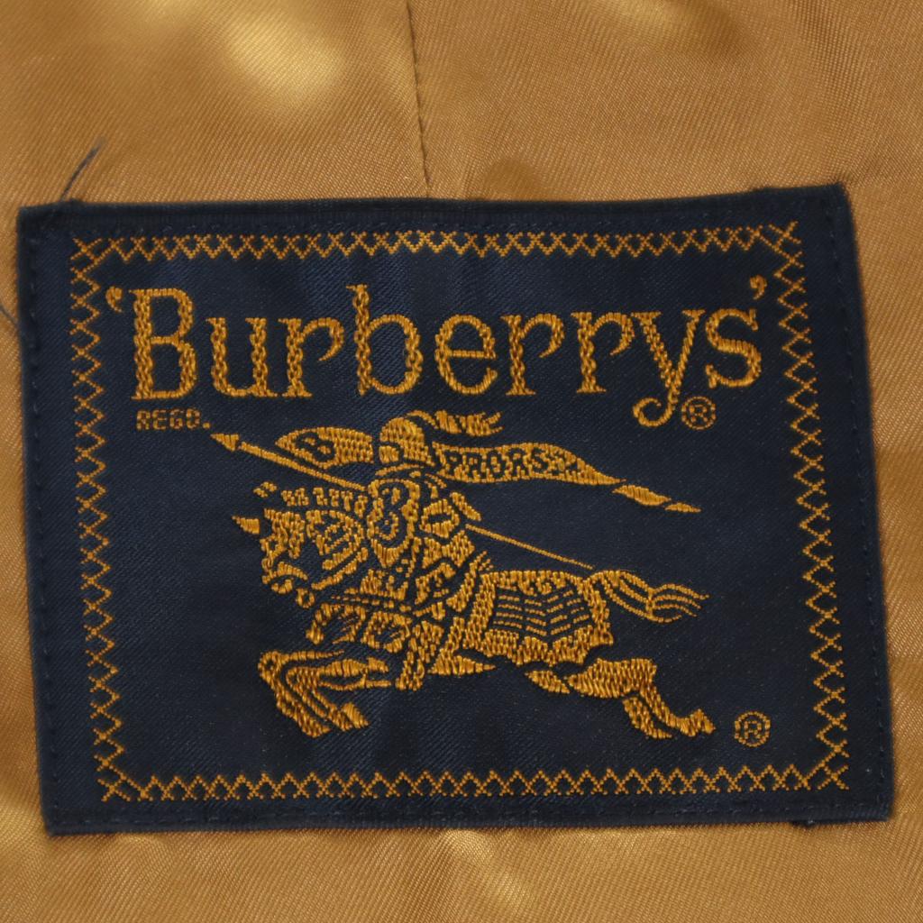 Burberrys 90s Old Stainless Collar Coat 7AR Beige Vest Liner Included Women Used