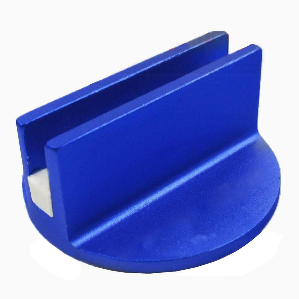Universal Aluminum Jacks Pad Magnetic Puck for Vehicles Efficient Car Lifting with Slotted Grooved Frame Adapter 0.4inch