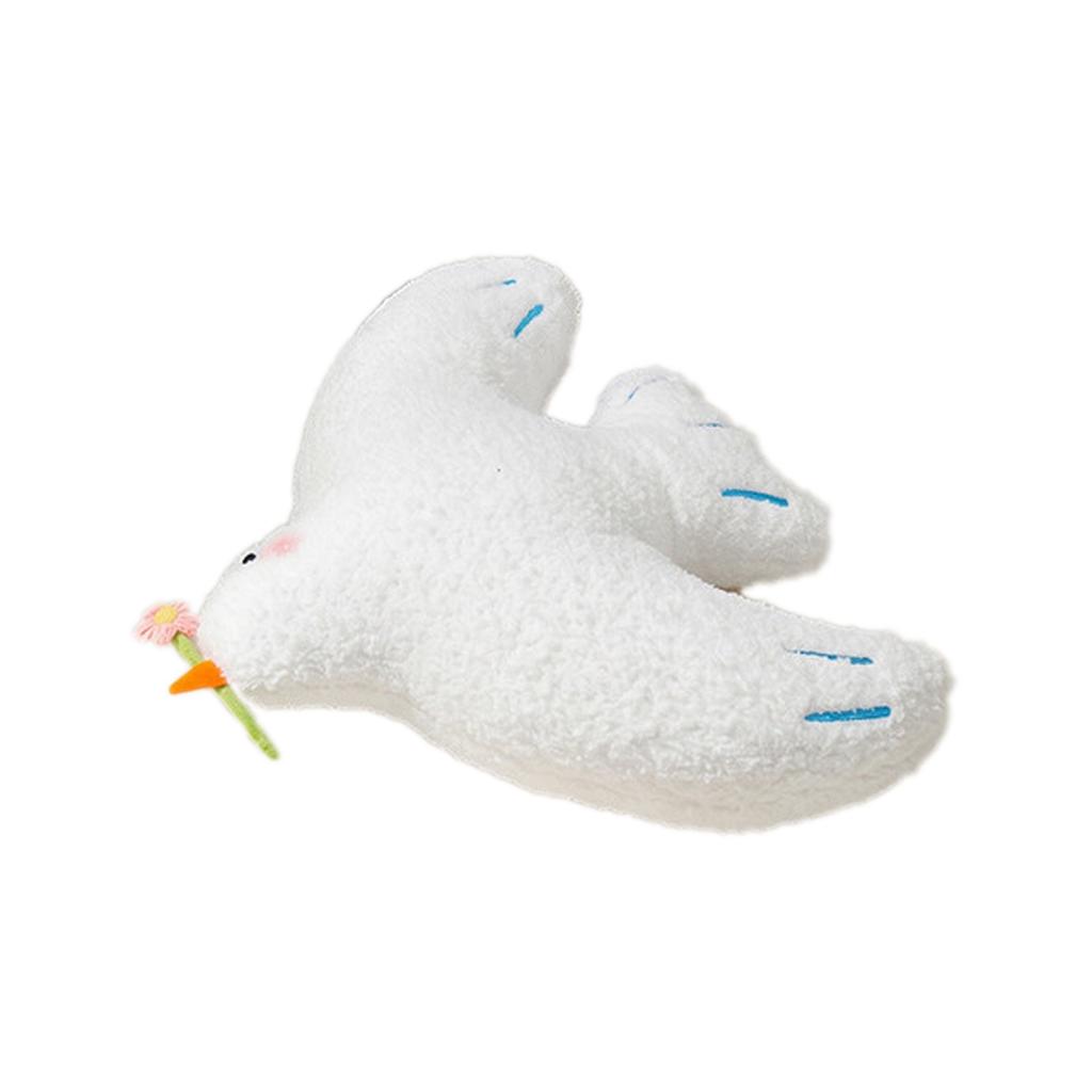 Plush Bear Pillow Soft Stuffed Cushion for Office Dormitory Camping Sleeping Decorative Toy Doll Gift for All Ages