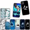 For Samsung Galaxy A55 A54 A25 A36 A17 A26 A35 A33 A34 A14 A37 S8 S9 S20 S21 FE S10 Plus Phone Cover Case Black Shark