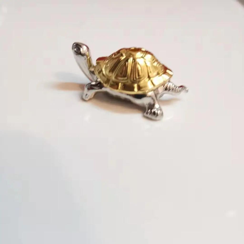 1 Pcs Creative Alloy Small Tea Pet Ornaments Handmade Crafts Animal Doll Tea Ceremony Accessories Tea Table Ornaments