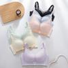 Lace Thin, Large Chest, Small, No Steel Ring, Double Breasts, Anti-sagging Lace Adjustment Type Gathering Bra Cover