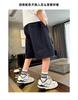 Boys' summer thin workwear shorts 2026 new item, big boys' summer clothes, boys' mid pants, worn over children's five quarter pants