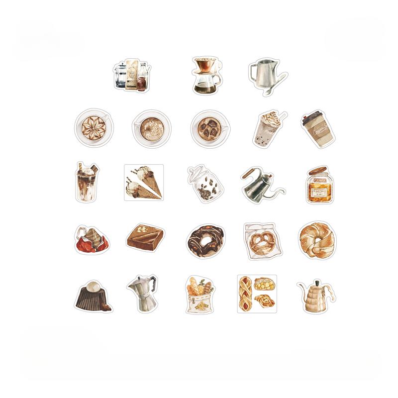 46 Pcs/box Mushroom Collection Decorative Stickers Scrapbooking Diy Stick Label Diary Stationery Album Journal Sticker