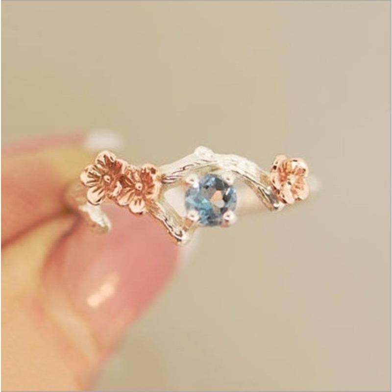 

1 шт. Модное кольцо с инкрустацией синтетическим цирконом 10