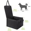 Pecute Dog Car Drive Box Seat Cover with Drive Bed Prevention Lead and Passenger Back for Small Dogs Insole, Foldable, Anti-Slip, Waterproof, Seat,