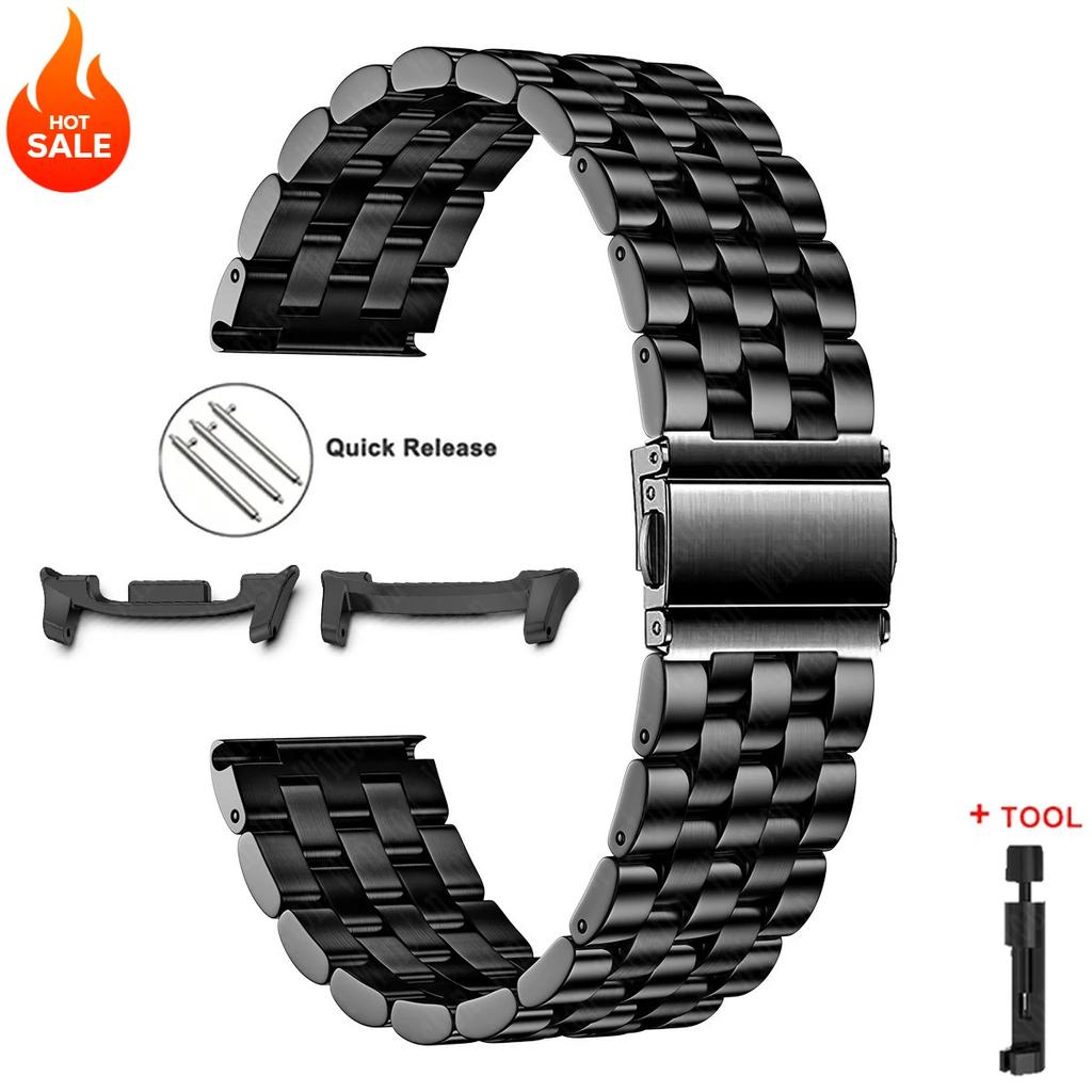 Stainless Steel Strap for Samsung Galaxy Watch 8 40mm 44mm 8 Classic 46mm Galaxy Ultra 47mm 2025 Band Metal Bracelet Wristband