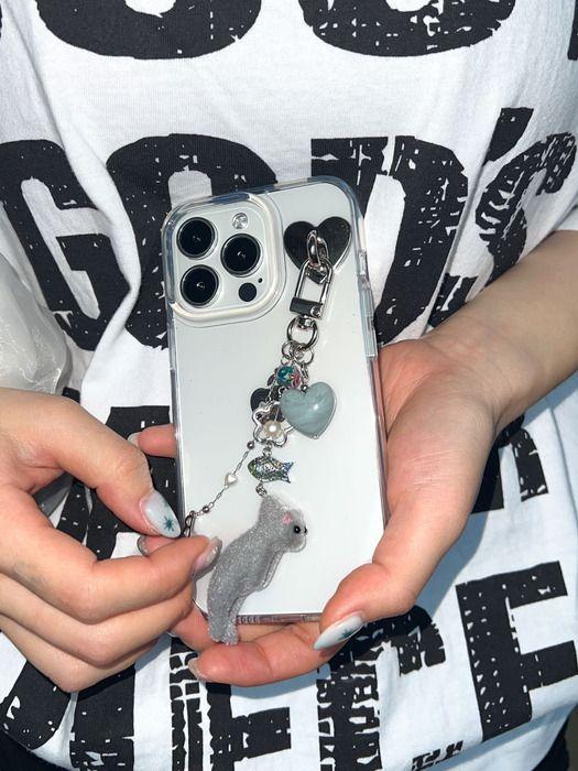 BiBiBl HOUSE Get The Cat keyring