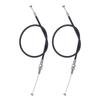 2PCS Throttle Shift Cable 61N 26311 00 Stainless Steel Boat Motor Throttle Cable for 2 Stroke 25HP 30HP Outboard Engine