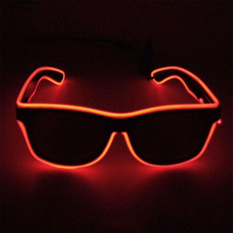 Decorative Glasses Trendy Glowing Glasses Light Up Party Decorations Christmas Gift Unique Take Photo Props
