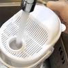 Hand-free Drain Flush Drain Rice Basket
