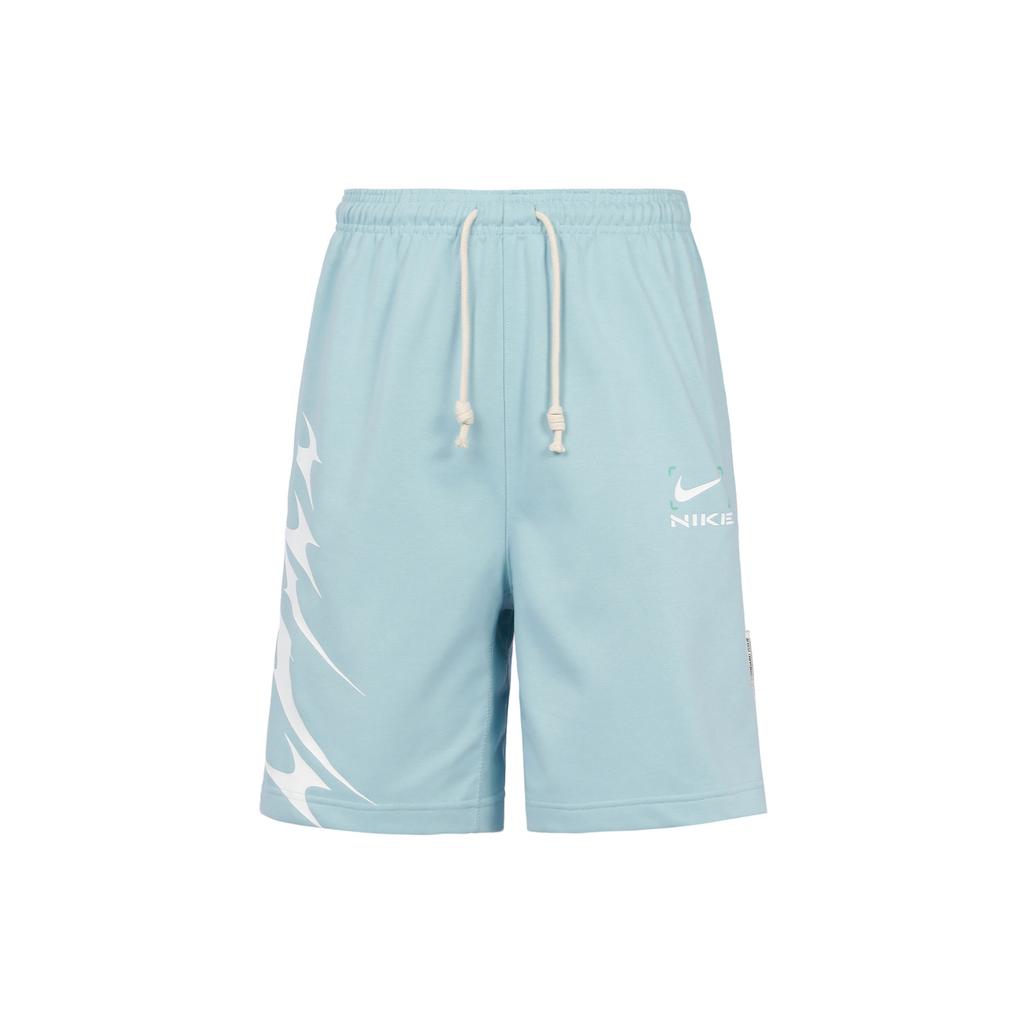 Nike SS23 Dri-Fit Geometric Print Drawstring Loose Basketball Shorts Men Bottoms Rave-Ocean-Blue FJ7225-442