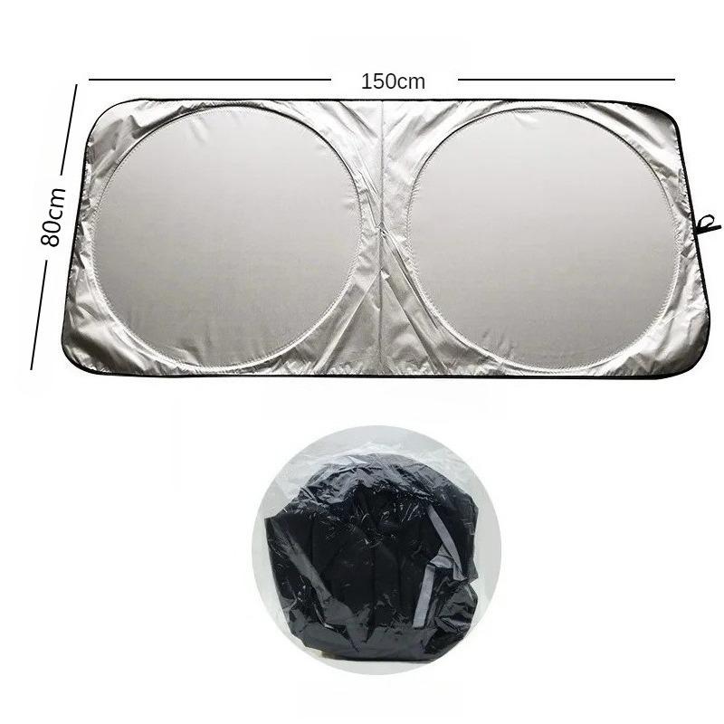 Internal UV-resistant Car Sun Visor, Foldable Front Windshield Sun Visor, Portable Car Parts, Front Windshield Sun Visor