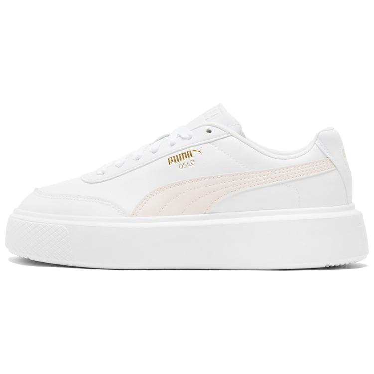 Puma Womens Oslo Maja 'White Cloud Pink' (women's sizes) White / Cloud Pink Skateboard Shoes 374864 04