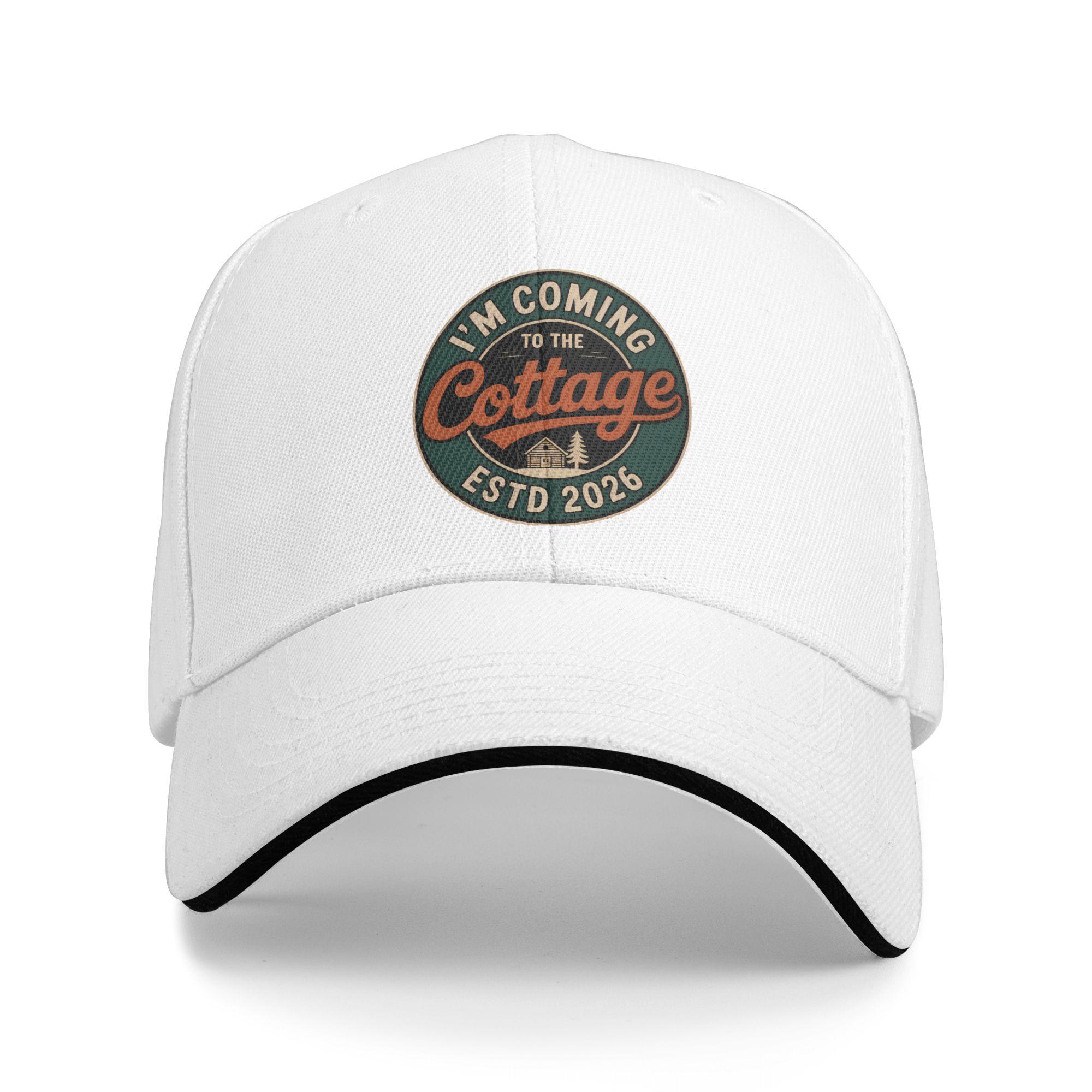 

I m Coming To The Cottage ESTD 2026 Casual Baseball Cap Spring Trucker Hat Sun Fishing Hip Hop Hats Men y2k Cool Baseball Caps As Picture