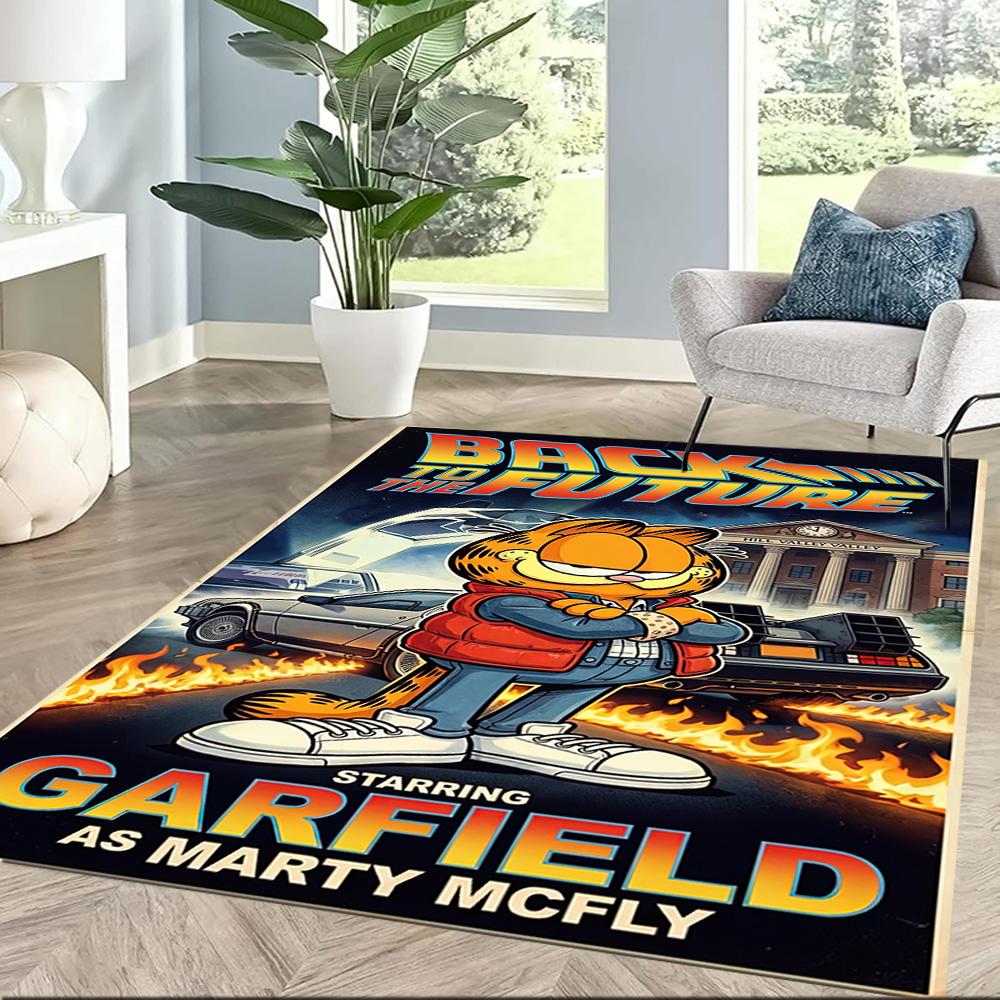 Garfield And Odie S Fun Day Square Rugs Are a Great Choice for Living Rooms, Bedrooms, Home Décor, and As Gifts