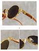 Luxury Brand Myopia Glasses for Women Men Vintage Punk Metal Outdoor UV Protection SunGlasses Minus Sight Glasses Diopter To-2.0