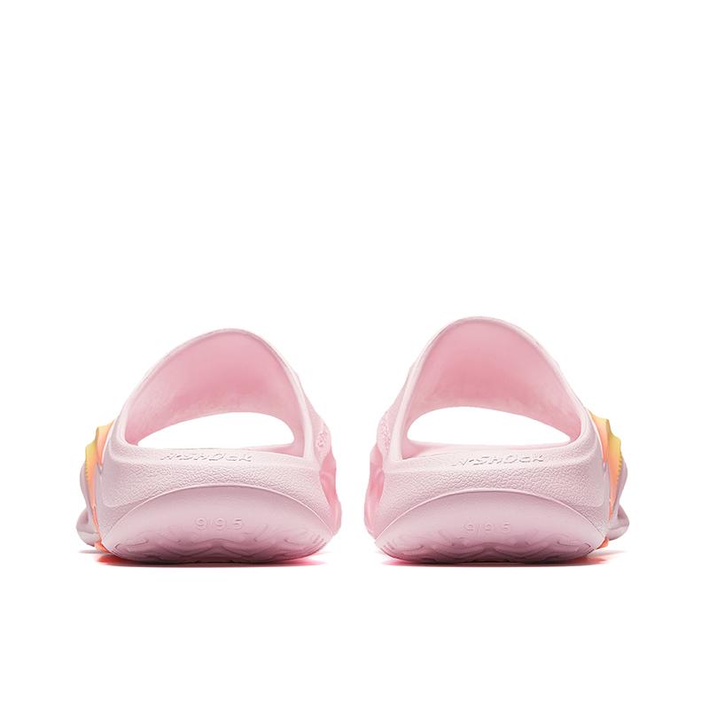 New Anta Nitrogen Bubbles Slip Resistant Abrasion Resistant Slide Slippers Men's Pink Yellow Orange 912531808S-3