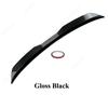 Car Rear Roof Spoiler Wing For Renault Clio 2 Mk2 2015-2020 Hatchback Rear Tail Wing Gloss Black ABS Bodykits Tuning