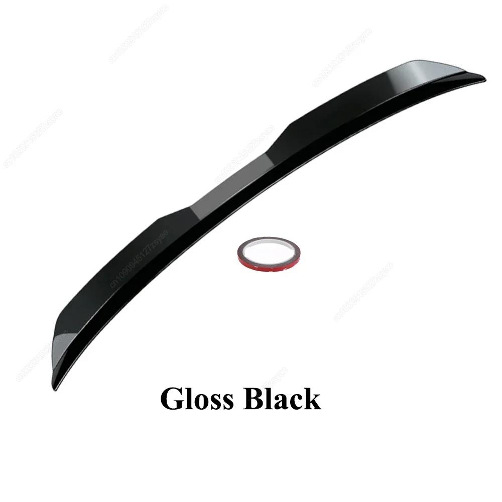 Car Rear Roof Spoiler Wing For Renault Clio 2 Mk2 2015-2020 Hatchback Rear Tail Wing Gloss Black ABS Bodykits Tuning