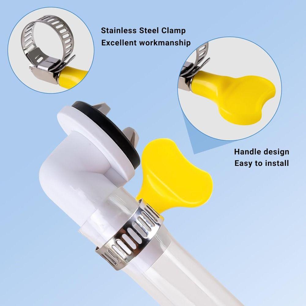 Tuyau d'évacuation de climatiseur étanche Remplacement du tuyau d'évacuation AC Pièces pour climatiseur de fenêtre Unité mini-split