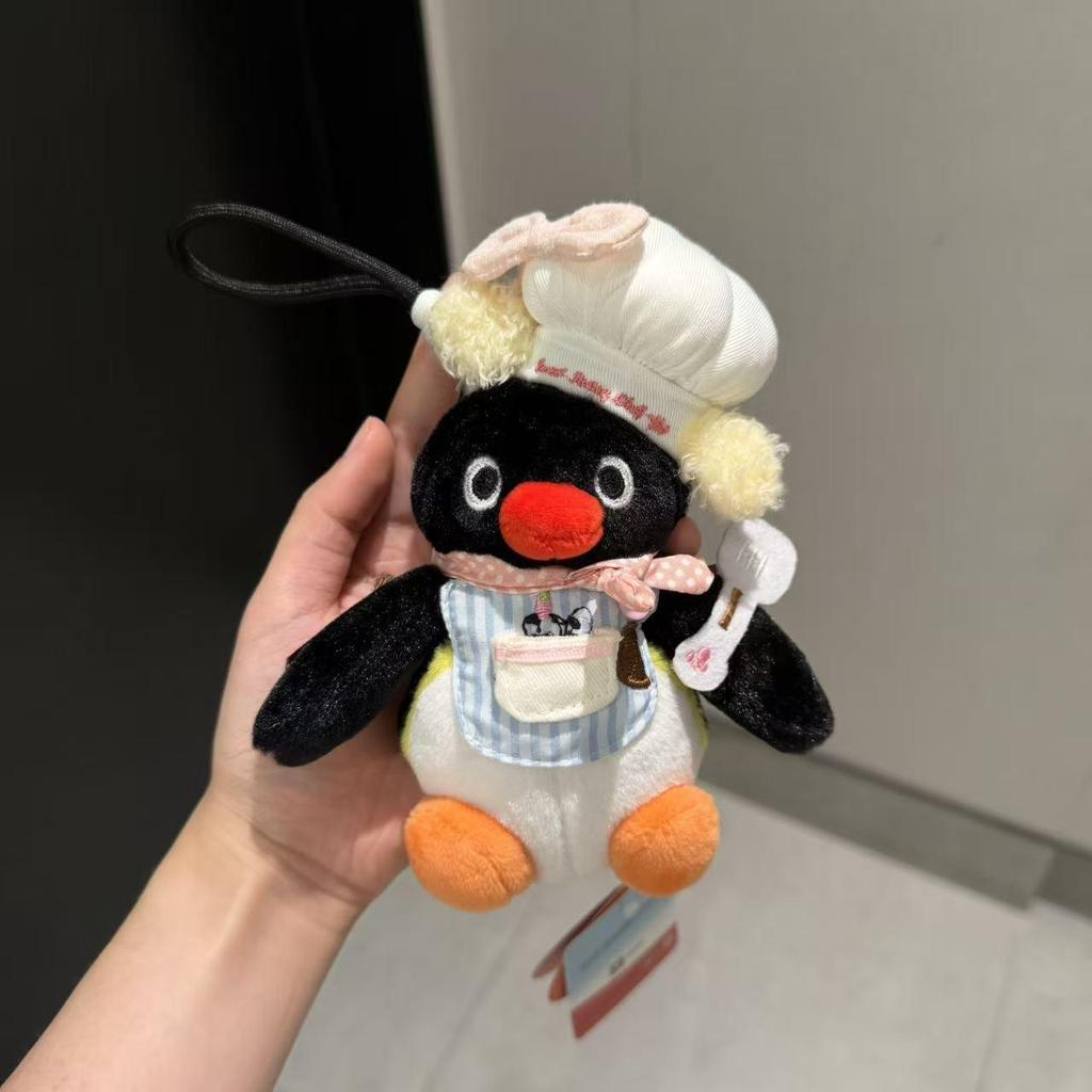 Genuine Penguin Family Bag Charm - Autumn/Winter Series Plush Toy Keychain