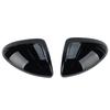 Rearview Mirror Cover Cap For Chevrolet Cruze 2017- Glossy Black With Buckle Wing Side Door Mirror Cover Cap Car Accessories