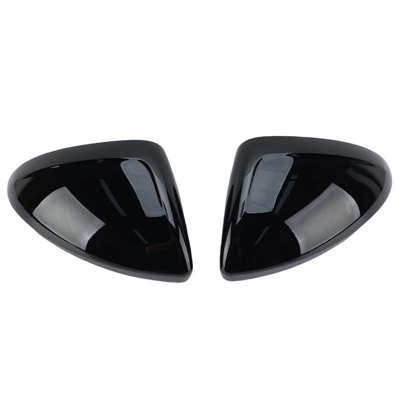 Rearview Mirror Cover Cap For Chevrolet Cruze 2017- Glossy Black With Buckle Wing Side Door Mirror Cover Cap Car Accessories