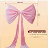 Extra Large Wedding Room Decoration Set: Bows & Streamers for Groom & Bride's Bedroom & Living Room Background