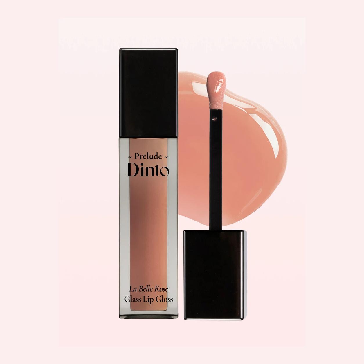 Prelude Dinto La Belle Rose Glass Lip Gloss 5ml Moisturizing High Shine Korean Lip Gloss [31 Calm Rose]