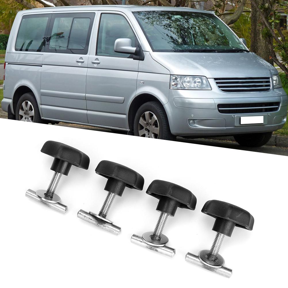 4 buc Șuruburi de montare Șină de blocare Oțel inoxidabil Șuruburi T Potrivite pentru Autobuz Multivan T5 T6 începând cu anii 2003