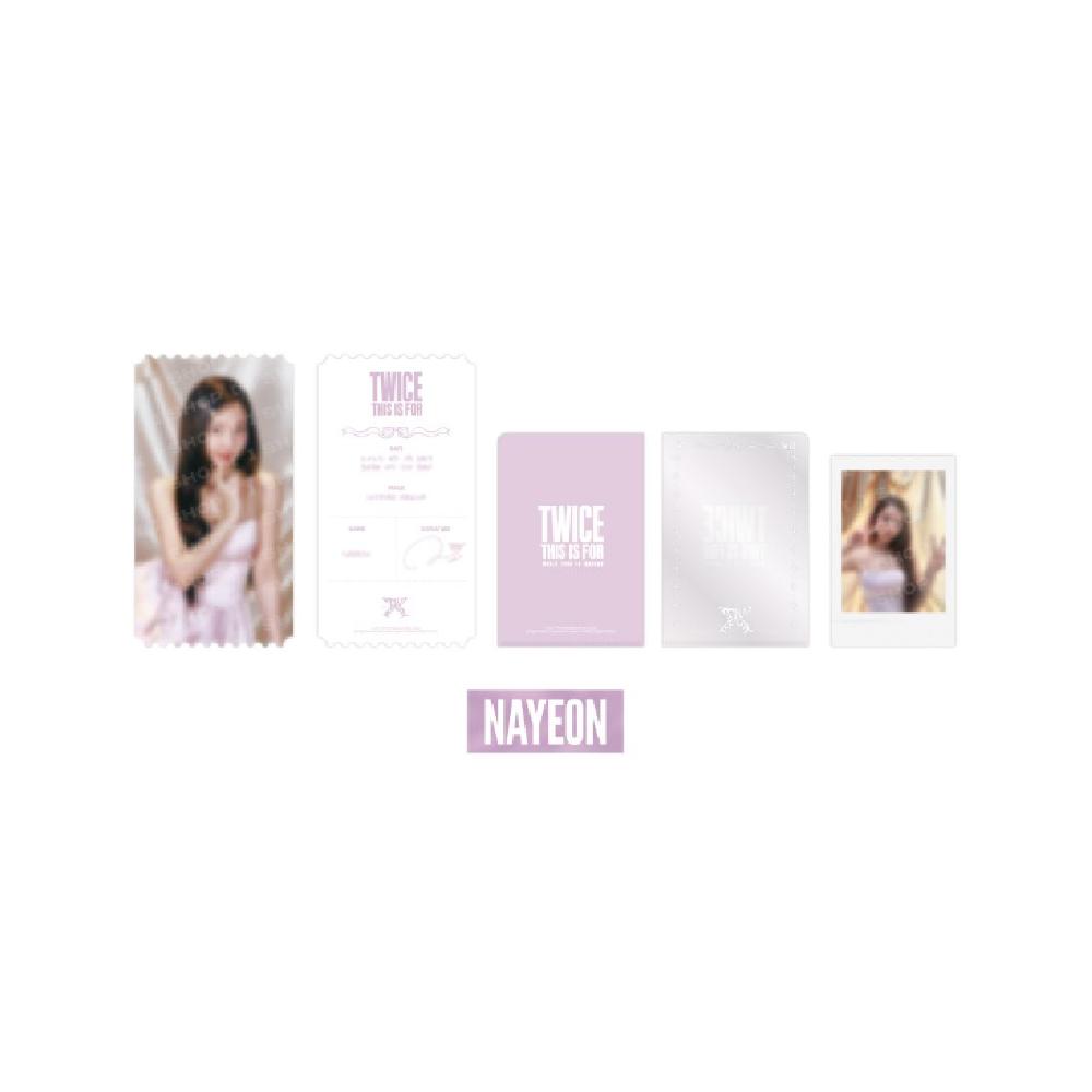 

Предзаказ TWICE THIS IS FOR Официальный MD Набор специальных билетов NAYEON