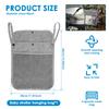 Baby Stroller Hanging Storage Bag Infant Product hanging Organizers   Portable Large Capacity Double Pockets Mesh bags for Mummy