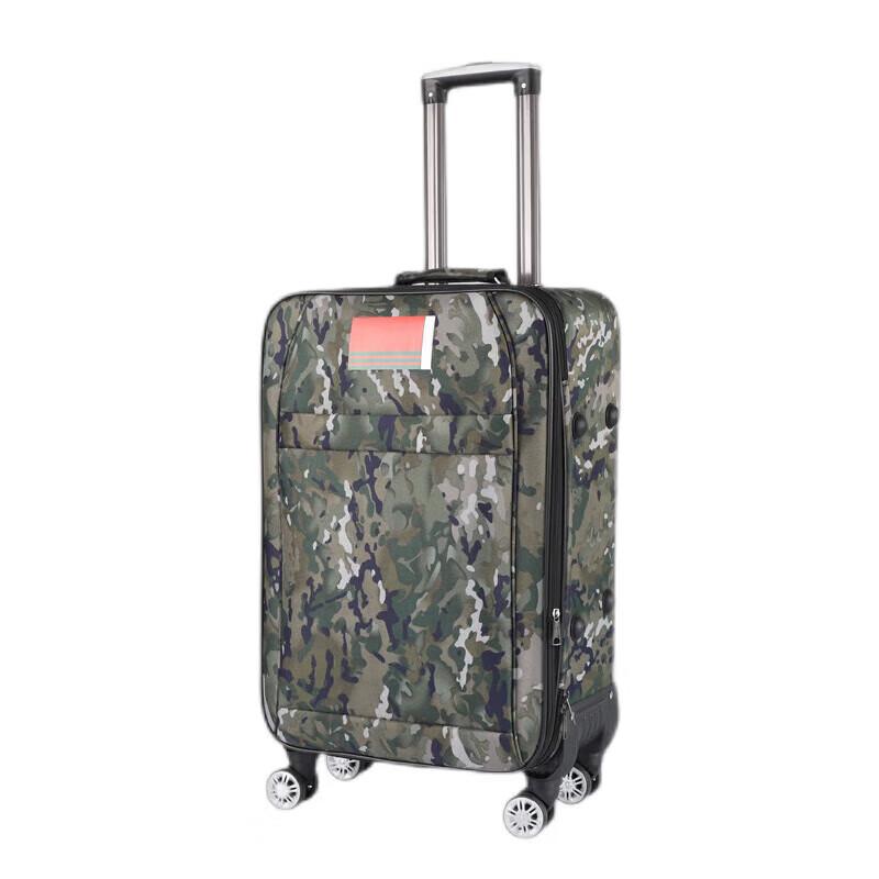 Military Style Waterproof Oxford Travel Suitcase 24-inch