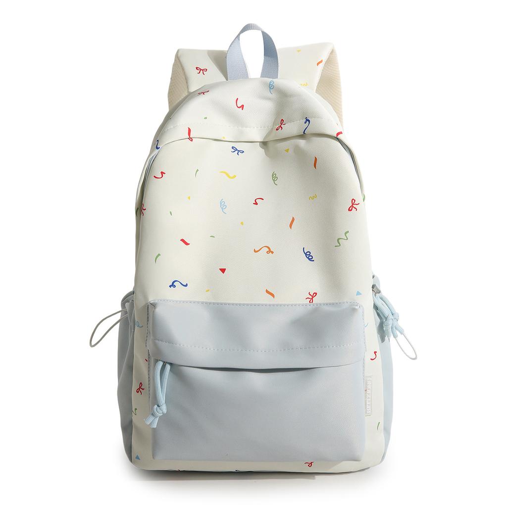 Schoolbag wholesale 1011 new student schoolbag simple Korean version backpack printing large capacity leisure travel backpack female