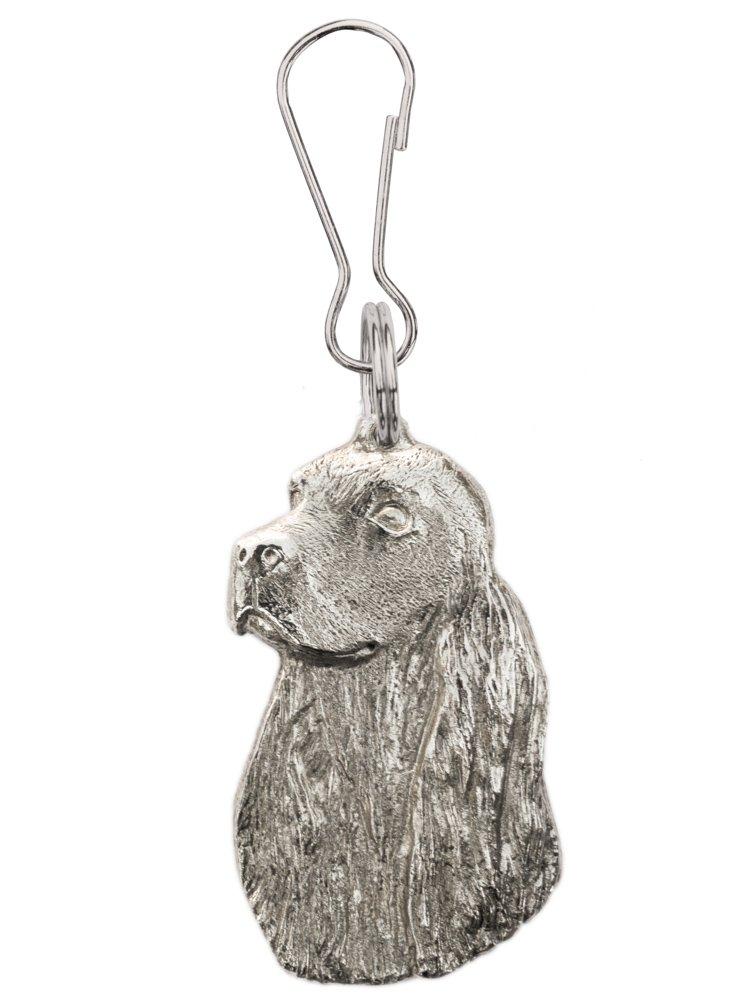 

English Cocker Spaniel Made in England Art Dog Zip Pull Collection (Head)