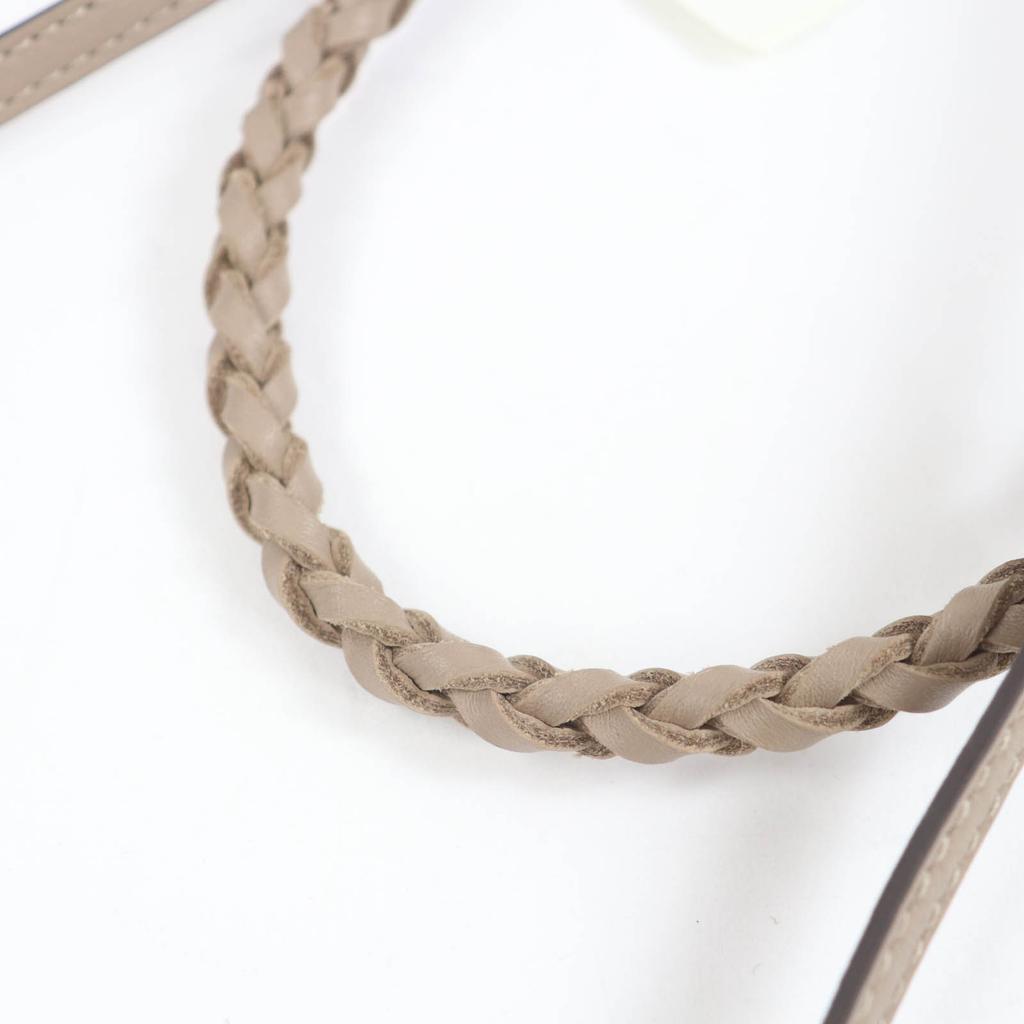 J&M Davidson Shoulder Bag CARNIVAL M 2WAY Handbag Beige Leather Women Used