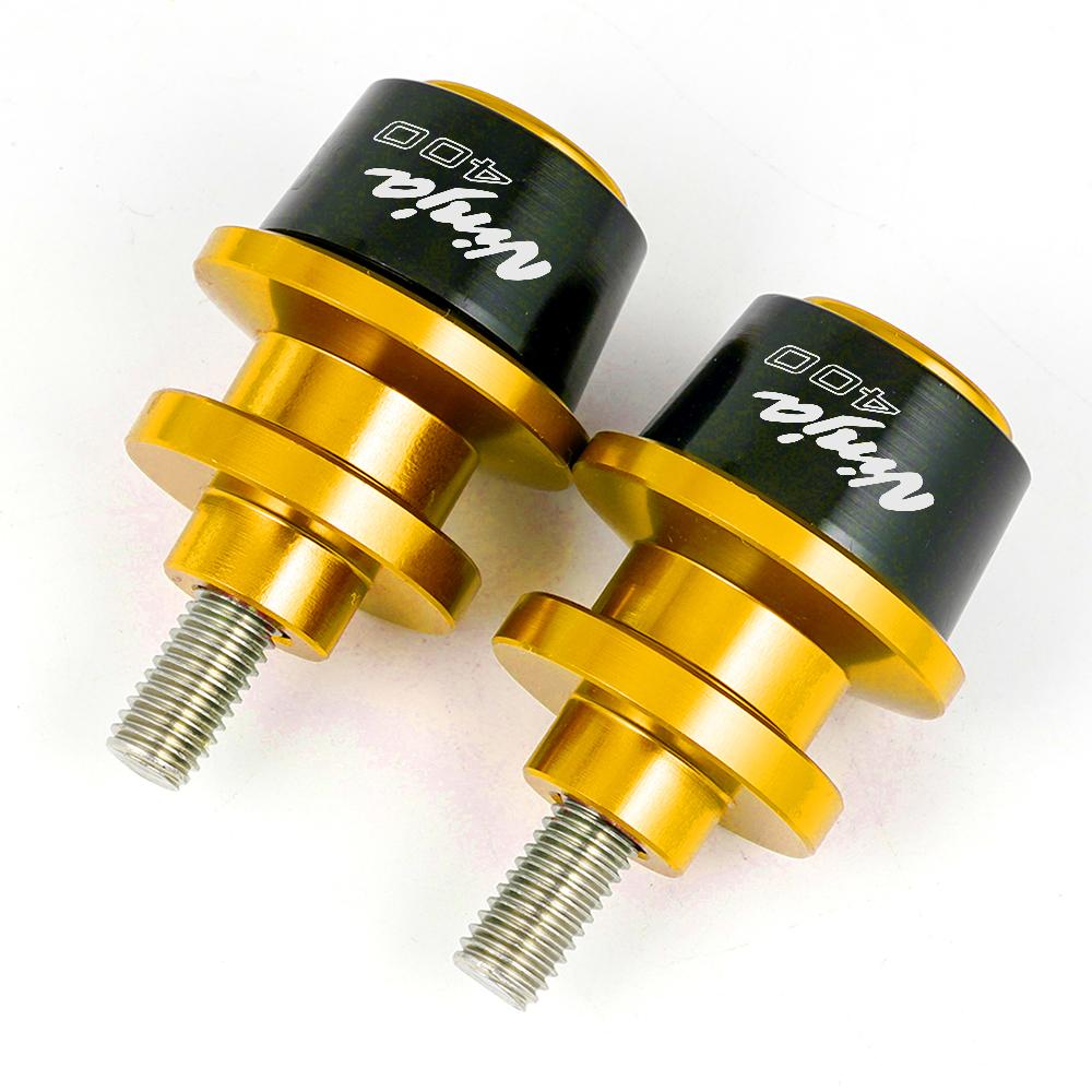 Motocykl hliníkové cívky kyvné vidlice Šrouby zadního stojanu Posuvníky Příslušenství pro Kawasaki NINJA400 NINJA 400 2018- 