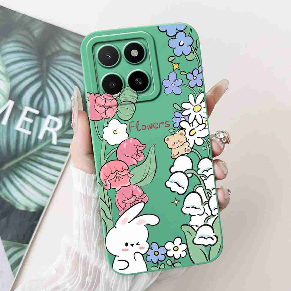 

For Huawei Honor X5b Case Coque Soft Silicon Back Cover For Honor X 5b X5b 5G Bumper HonorX5b TPU Painted Phone Case Fundas Honor X5b