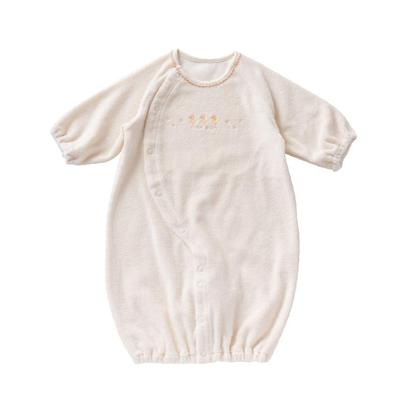 De DX Pile All Snap Newborn Baby Made In Japan for [Creme Coco] 2-way [crotch Replacement/2way] [Material Fall/winter] 50-70cm (Beige)