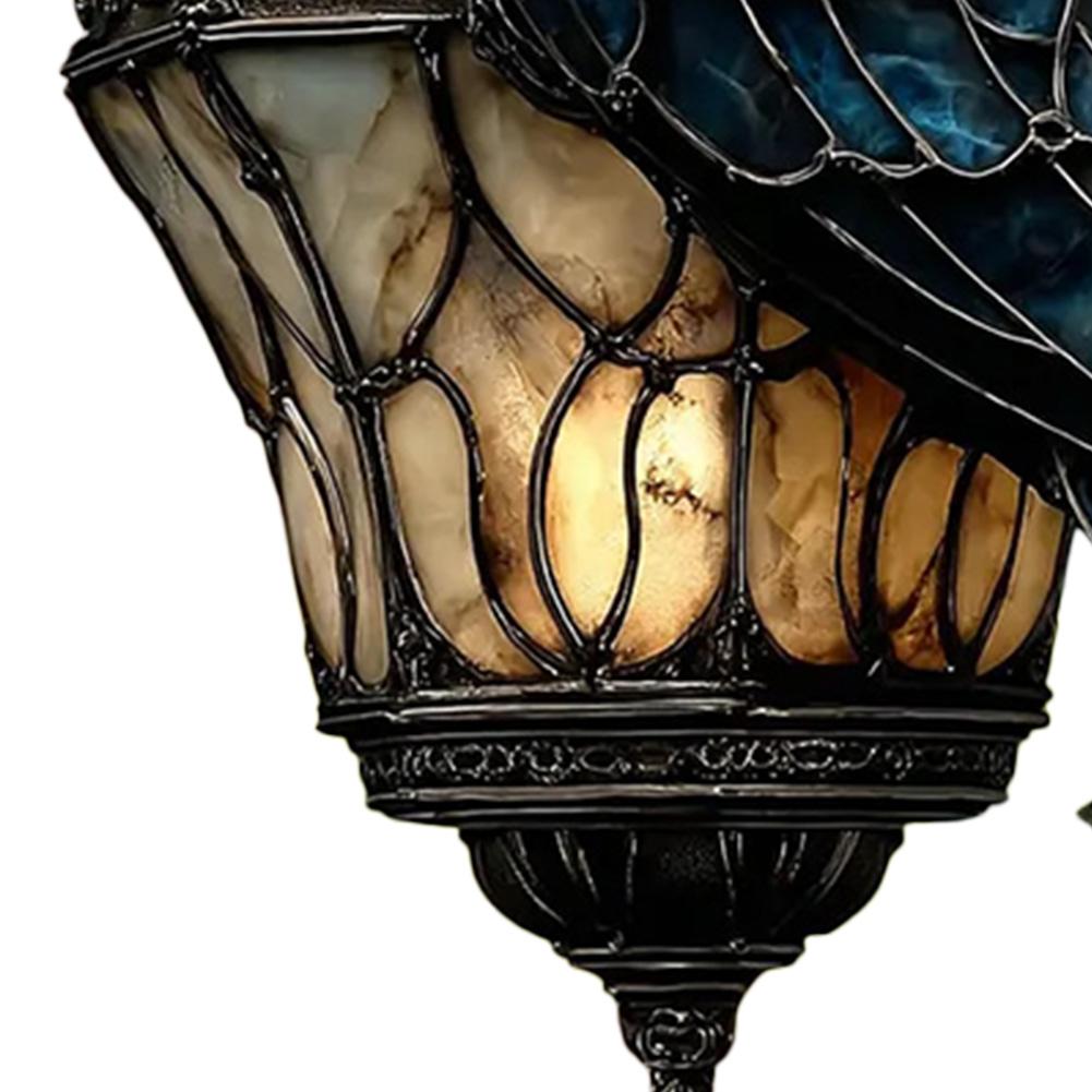 Halloween Crow Lantern Suncatcher Decoration Acrylic 2D Flat Window Hanging Decoration Raven Hanging Ornament Halloween Decor