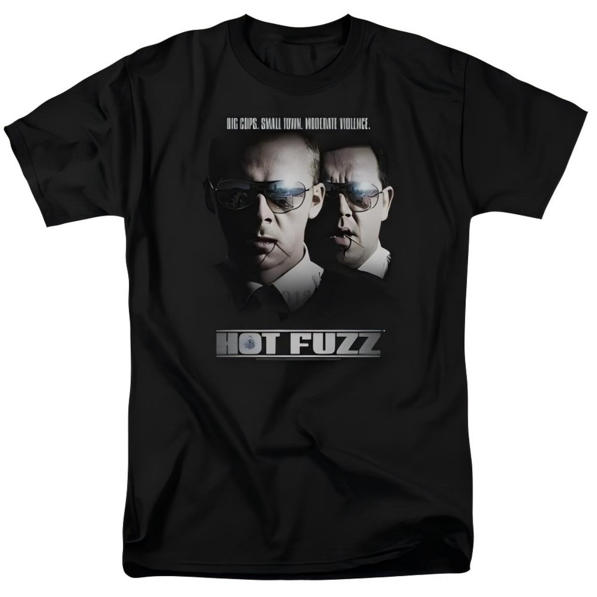 Hot Fuzz Movie Poster T-Shirt S