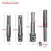 4Pieces Multifunctional Plus Bit Adapter Set Impact Socket Adaptor for Drill and Handheld Driver Screws Nut