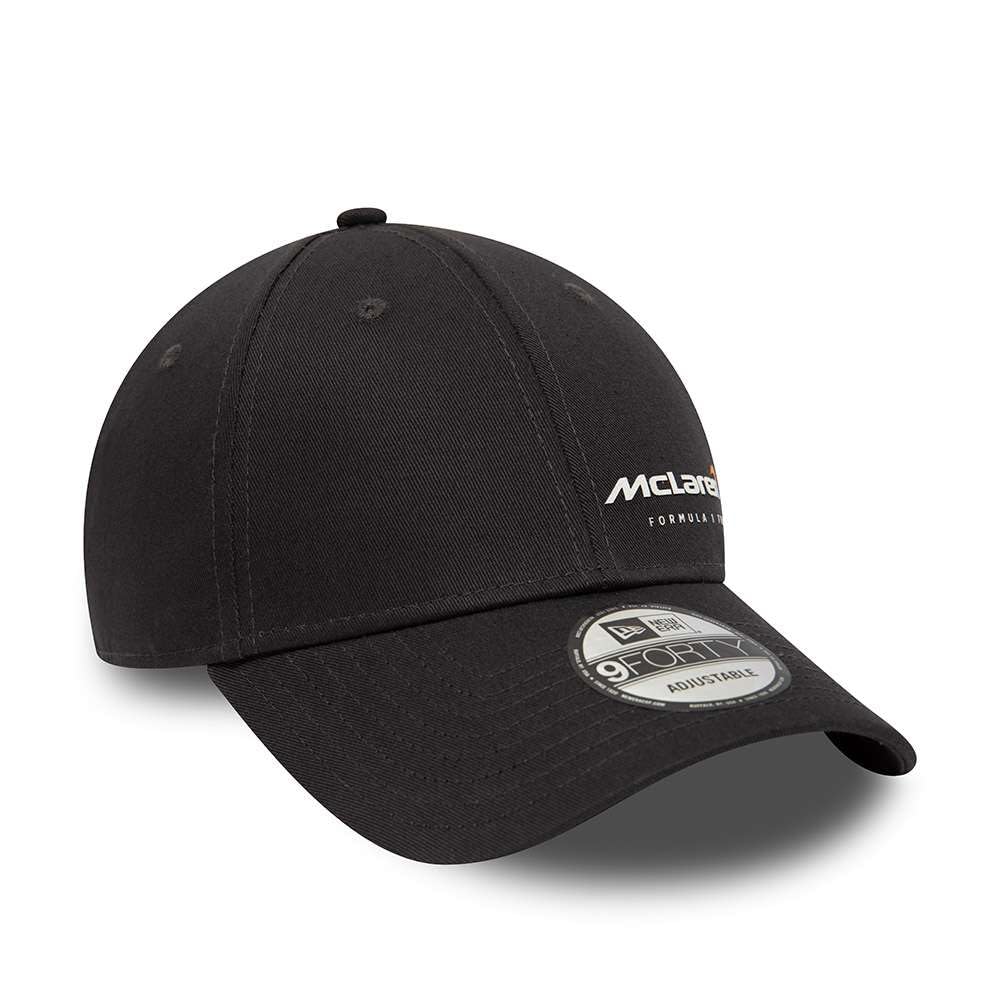 New Era McLaren 9FORTY F1 Essential Cap (JP, Alphabet, Free Size, Dark Gray (Anthracite), McLaren)