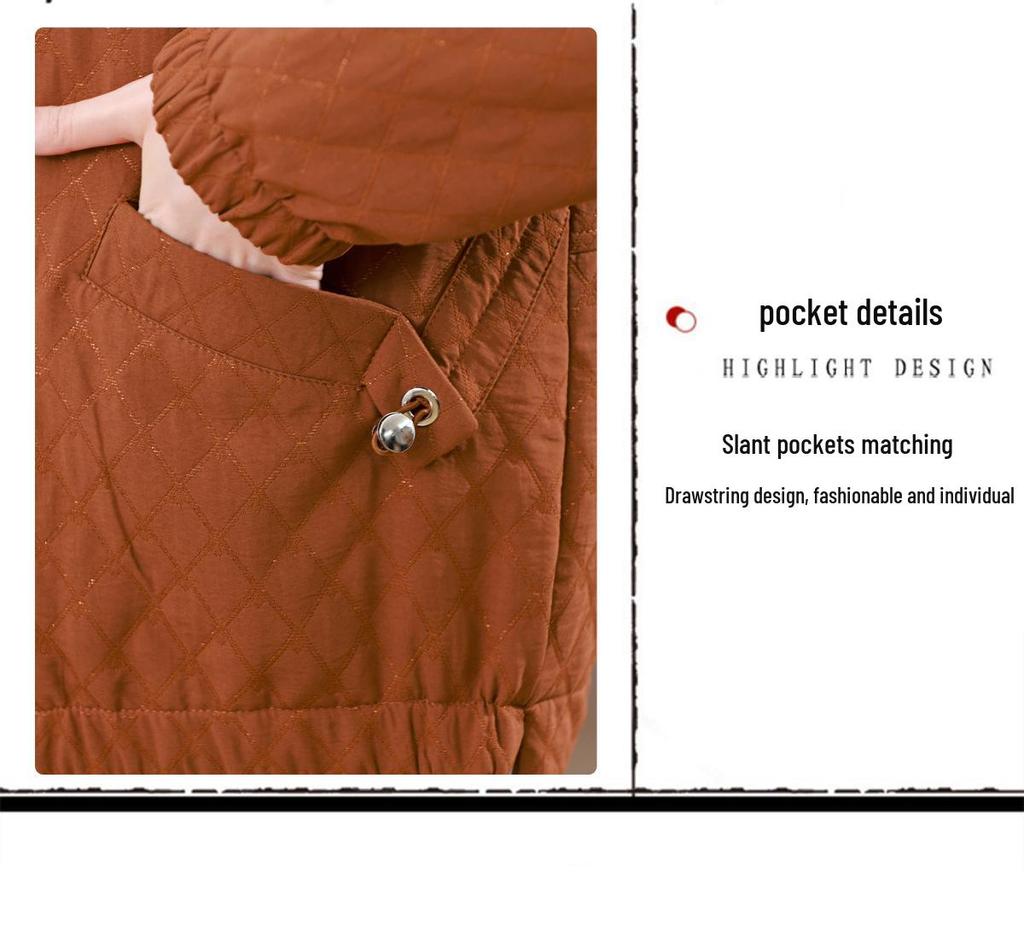 Damen Kapuzenjacke mit Farbblock - 2024 Frühling/Herbst Mode, lockere Passform, Petite Mama Casual-Stil