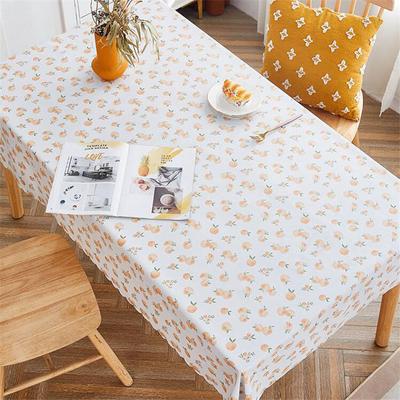 Country Style PVC Waterproof Oil-proof Non-washable Anti-ironing Rectangular Table Cloth Table Mat Home Kitchen Sullpies