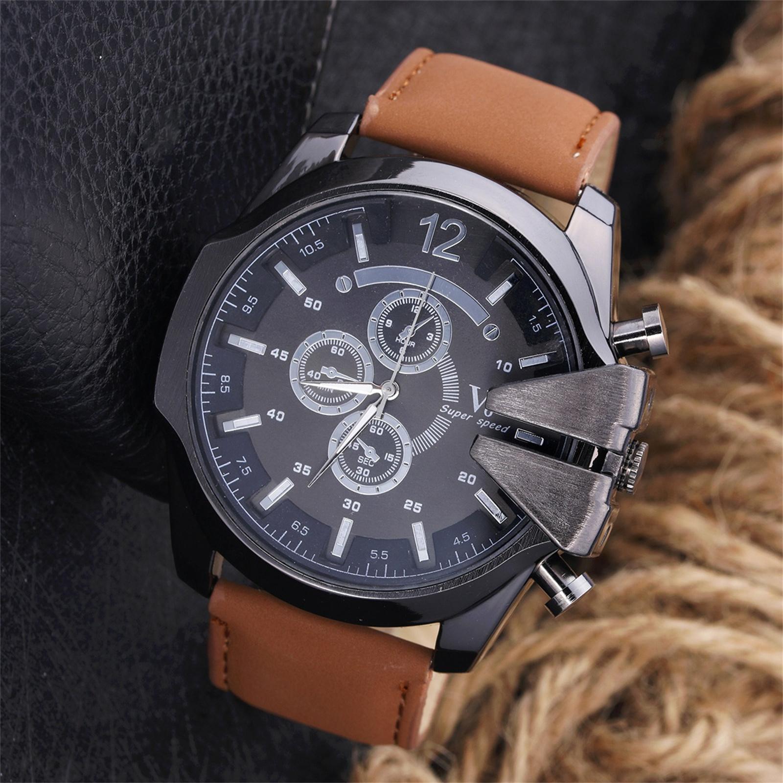 

Мужские водонепроницаемые светящиеся наручные часы-будильник для бега One Size