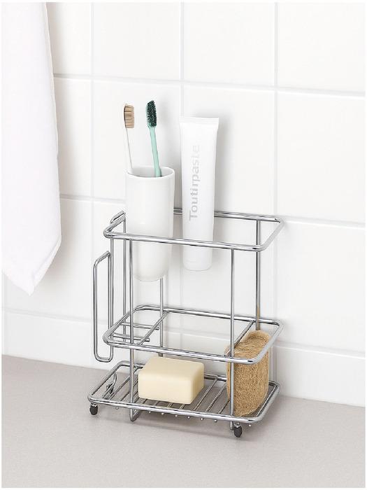 LEC LEC Stainless Steel Slim Toothbrush Holder BB-083 white