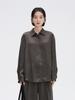 Women's Spring New Arrival Commuting Artistic Long Sleeve Lapel Shirt - Loose, Slimming, Minimalist Intellectual Style